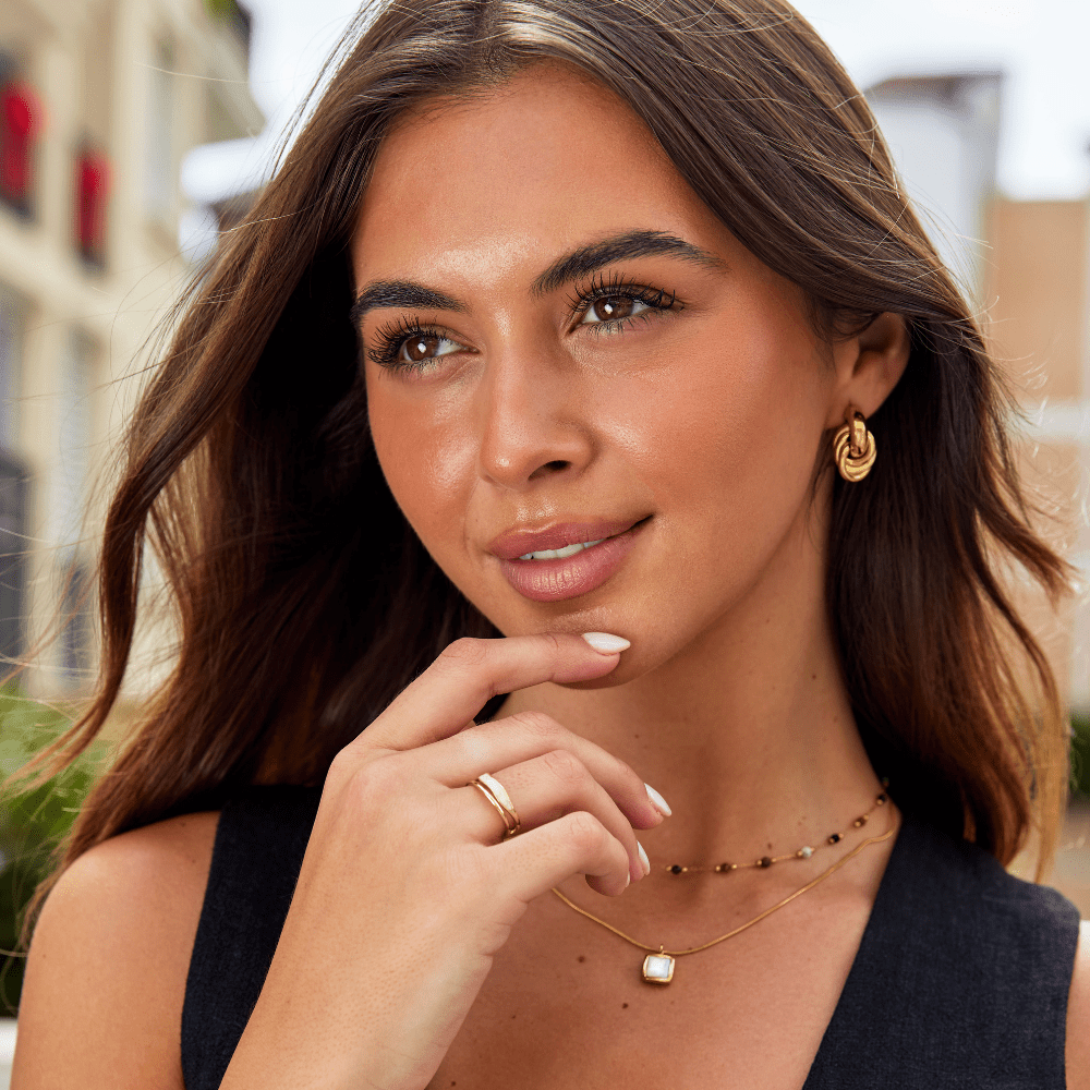 Sahara Gold Layered Ring 